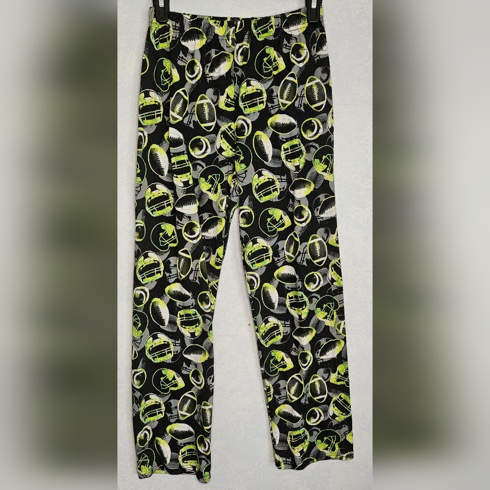 CHILDRENS PLACE Boys Football Print Pajama Pants XL 14/16